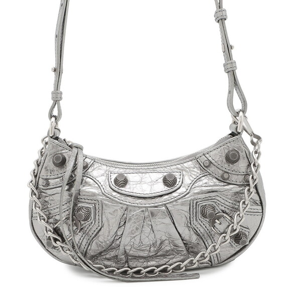 BALENCIAGA Silver Shoulder Bag - Picture 1 of 16